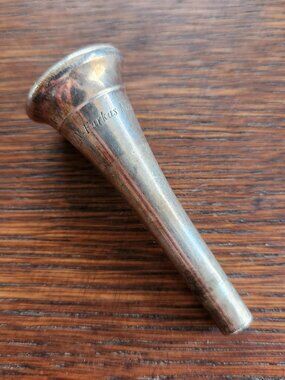 Hilton Farkas Model MDC French Horn Mouthpiece Silver Plate Good Used Condition